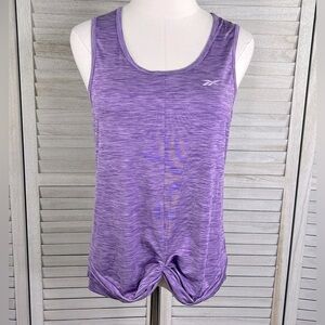REEBOK Women's Activewear Tank Top Spacedye Purple-Medium